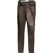 Spodnie damskie - VILA Damskie Spodnie Skinny Stylowe Czarne Rozmiar M - miniaturka - grafika 1