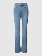 Spodnie damskie - Jeansy o rozkloszowanym kroju z wpuszczanymi kieszeniami model ‘PEGGY’ - miniaturka - grafika 1