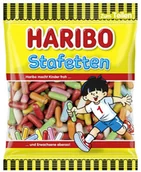 Żelki - Haribo, żelki lukrecjowe Stafetten, owoce i lukrecja, 160g - miniaturka - grafika 1