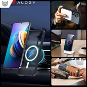 Etui i futerały do telefonów - Etui do Samsung Galaxy S24+ Plus obudowa Mag Safe Case pokrowiec plecki na telefon MagMat matowe czarne - miniaturka - grafika 1