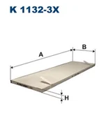 Filtry kabinowe - Filtr kabinowy FILTRON K1132-3X CU46276 - miniaturka - grafika 1