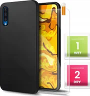 Etui i futerały do telefonów - Hello Case Etui do Samsung Galaxy A50/ A50s/ A30s Czarne, Matowe, Silikon SZKŁO - miniaturka - grafika 1