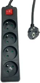 Listwy zasilające - 4-way Power Strip on/off - miniaturka - grafika 1