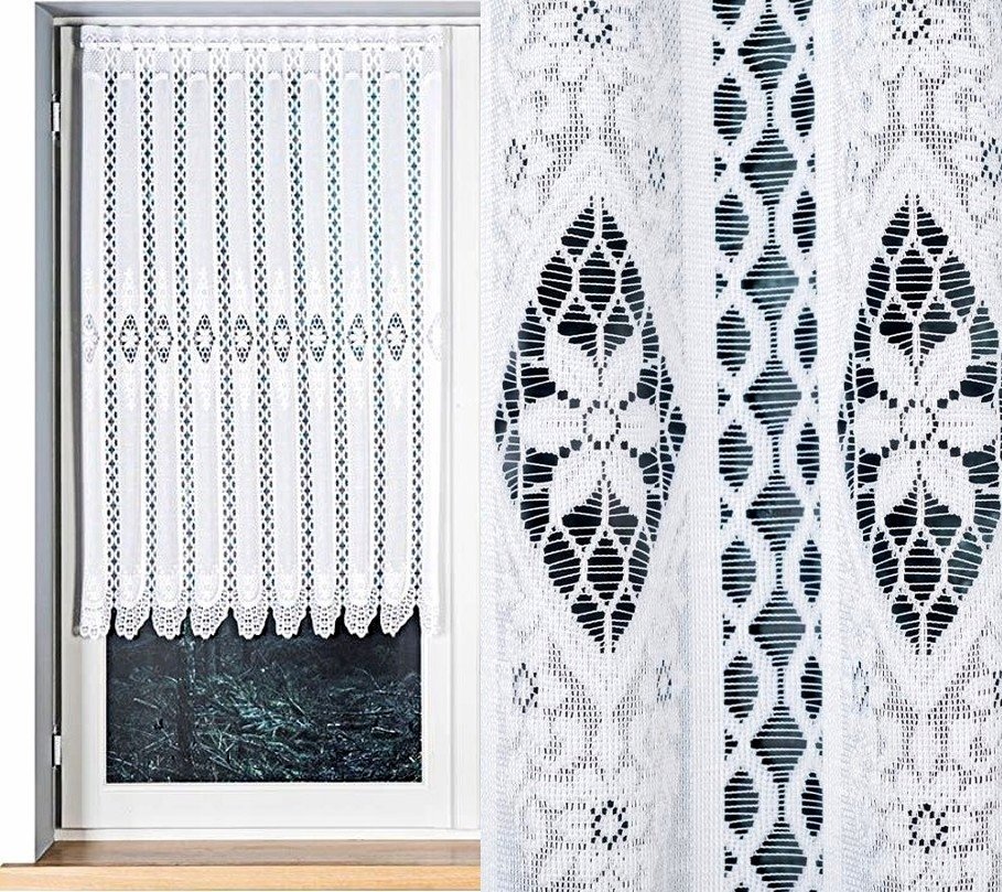 Firana żakardowa typu zazdrostki, wzór 107806, rozm. 300x110m (gotowa)