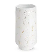 Wazony i flakony - Eurofirany, Wazon dekoracyjny C/ARIELA/2/WAZ/2 12X12X25 B+ZŁOT - miniaturka - grafika 1