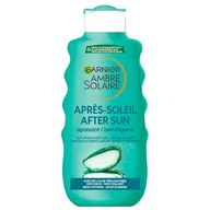 Balsamy i kremy do ciała - Garnier Balsam po opalaniu, chłodzący i kojący balsam do ciała z aloesem, Ambre Solaire After Sun kojący mleczko nawilżające, 1 x 200 ml - miniaturka - grafika 1
