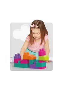 Mega Bloks KLOCKI 60 ELEMENTÓW TORBA ZIELONA CYP66 - Klocki - miniaturka - grafika 7