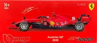Samochody i pojazdy dla dzieci - BBurago, Ferrari SF1000 Austrian Leclerc KASK BBurago 1:43 - miniaturka - grafika 1
