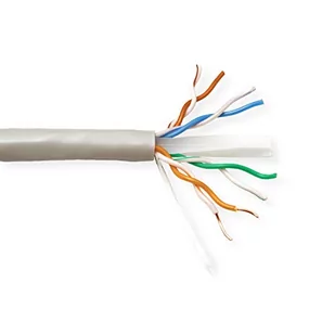 Value 21991685 UTP Kabel Kat.6a, Masywny drut, Miedź Impedancja 100 omów, 300m, Szary 21991685 - Kable miedziane - miniaturka - grafika 1