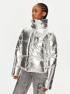 Kurtki damskie - Frieda & Freddies Kurtka przejściowa 3743 Srebrny Regular Fit - miniaturka - grafika 1