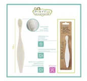 Szczoteczki do zębów dla dzieci - JACK N'JILL JACK-N-JILL BIO MAŁPKA - biodegradowalna szczoteczka manualna (miękka) dla dzieci - miniaturka - grafika 1