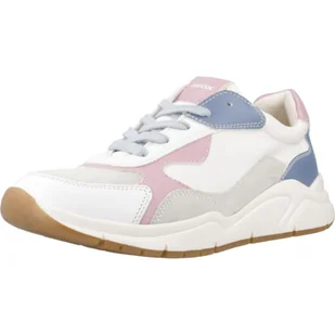 Tenisówki Geox Model J Mawazy Girl Kolor Biały - Buty dla dziewczynek - miniaturka - grafika 1