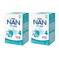 Mleko modyfikowane - Zestaw Nestle NAN Optipro 4, mleko modyfikowane Junior dla dzieci po 2 roku, 2 x 650 g - miniaturka - grafika 1