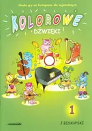 Akcesoria do instrumentów klawiszowych - Książka Kolorowe dźwięki 1 Nauka gry na fortepianie - miniaturka - grafika 1
