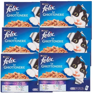 Purina Felix w galaretce MIX saszetka 60x100g - Mokra karma dla kotów - miniaturka - grafika 1