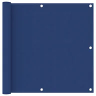 Parawany - vidaXL Parawan balkonowy, niebieski, 90x500 cm, tkanina Oxford vidaXL - miniaturka - grafika 1