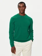 Swetry męskie - United Colors Of Benetton Sweter 1002U1G34 Zielony Regular Fit - miniaturka - grafika 1