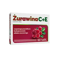 Witaminy i minerały - ALG PHARMA - Żurawina C+E 60tabs. - miniaturka - grafika 1