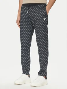 Guess Spodnie dresowe Korbin Z2BB05 FL04Q Czarny Regular Fit - Spodnie sportowe męskie - miniaturka - grafika 1