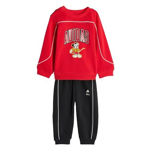 adidas uniseks-baby ADIDAS DISNEY MICKEY MOUSE JOGGER, pure ruby/off white, 18-24 Months