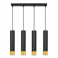 Lampy sufitowe - Lampa Wisząca Żyrandol Plafon Tuby Metal Led GU10 - miniaturka - grafika 1