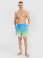 Kąpielówki męskie - 4F Spodenki plażowe męskie - niebieskie L - miniaturka - grafika 1