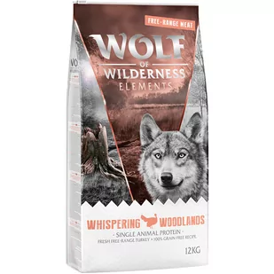 Wolf of Wilderness "Whispering Woodlands", indyk z wolnego wybiegu - bez zbóż - 12 kg - Sucha karma dla psów - miniaturka - grafika 1