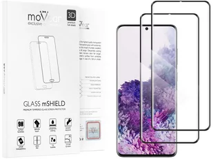 movear 2 szt. Szkło Hartowane 3D na Samsung Galaxy S20 na Cały Ekran, 9H GLASS mSHIELD Czarny - Szkła hartowane na telefon - miniaturka - grafika 1