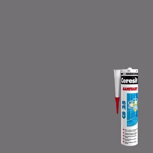 Ceresit Silikon sanitarny antracyt CS25 280 ml - Silikony - miniaturka - grafika 1