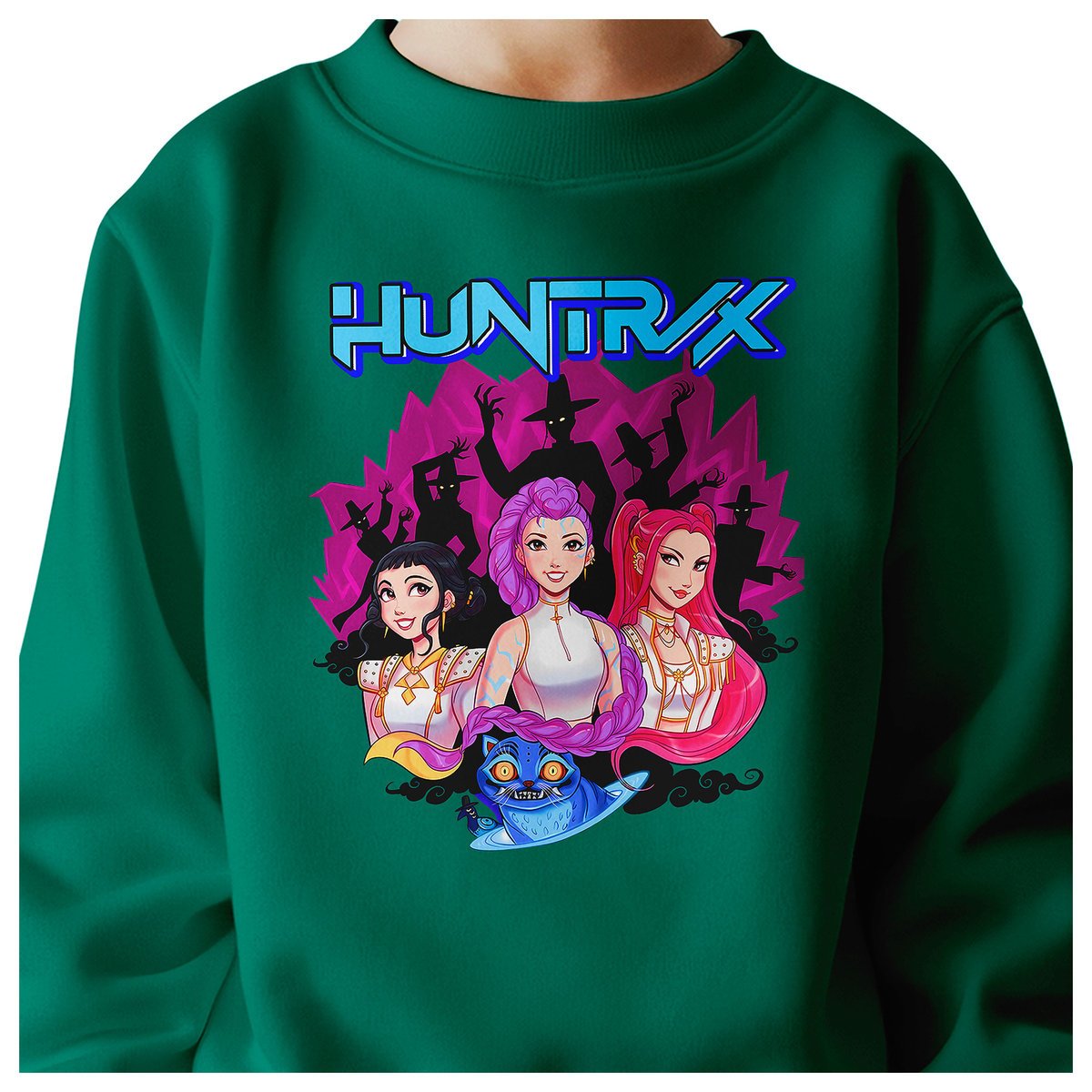 BLUZA DZIECIĘCA KPOP DEMON HUNTERS HUNTRIX 134-140 BAWEŁNIANA JAKOŚĆ