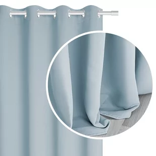 Zasłona 140 x 250 Blackout Taśma Hold Błękit - Zasłony - miniaturka - grafika 1