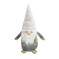 Ozdoby bożonarodzeniowe - Świąteczny skrzat w białej czapce, 30 cm - miniaturka - grafika 1