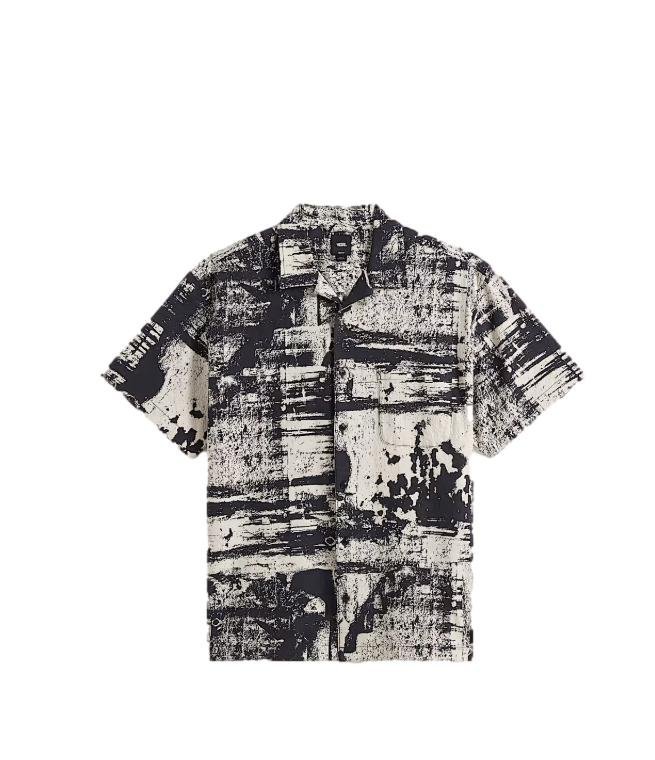 Vans Koszula Męska Fallon SS Woven Taupe Mist/Black VN000P86F0V1 M