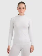 Pozostała odzież narciarska - Bielizna termoaktywna bezszwowa (góra) damska 4F 4FWAW25USEAF216-27S Szary XS/S - miniaturka - grafika 1