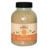 Kosmetyki do kąpieli - GREEN PHARMACY Sól do kąpieli cynamon i pomarańcza 1kg - miniaturka - grafika 1