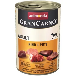 Animonda Grancarno Adult Rind Pute Wołowina + Indyk 400G - Mokra karma dla psów - miniaturka - grafika 1