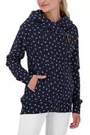 Bluzy damskie - ALIFE AND KICKIN Snakecharmerak bluza damska z kapturem, bluza dresowa, morski, L - miniaturka - grafika 1