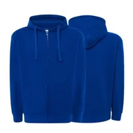Moda i Uroda OUTLET - Bluza dresowa royal blue męska z logo na sercu i na plecach nadrukiem logo firmy 290g SWUA HOOD SWEATSHIRT kolor RB bluza dresowa - miniaturka - grafika 1