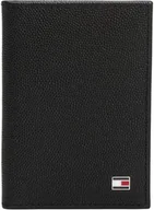 Portfele - Tommy Hilfiger Męski składany portfel z flagą TH AM0AM13522, czarny (czarny), OS, czarny (czarny), rozmiar uniwersalny - miniaturka - grafika 1