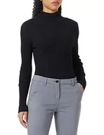 Bluzy damskie - Sisley Bluza damska, czarny 100, L - miniaturka - grafika 1