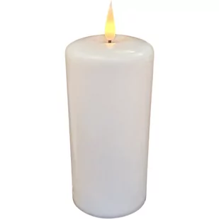 Świeca Led Na Baterie Wkład Do Zniczy Biała - Świece - miniaturka - grafika 1