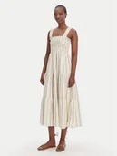 Sukienki - Seafolly Sukienka letnia Faithfull 55649-DR Beżowy Regular Fit - miniaturka - grafika 1