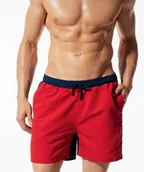 Kąpielówki męskie - BOKSERKI KĄPIELOWE ATLANTIC KMB-182 (kolor niebieski, rozmiar XL) - miniaturka - grafika 1