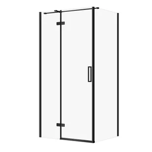 Kabina prysznicowa Cersanit Jota 100x80x195 prostokątna czarny transparentne S160-034 - Kabiny prysznicowe - miniaturka - grafika 1