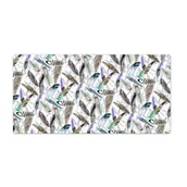 Podkładki na biurko - Ochronna mata na blat Ptasie pióra 120x60 cm - miniaturka - grafika 1