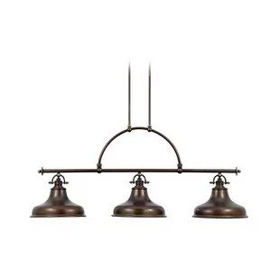 Elstead Lighting Emery 3Lt Island Light Palladian Bronze QZ/EMERY3P PN Elstead lampa wisząca stylowa QZ/EMERY3P PN) - Lampy sufitowe - miniaturka - grafika 1