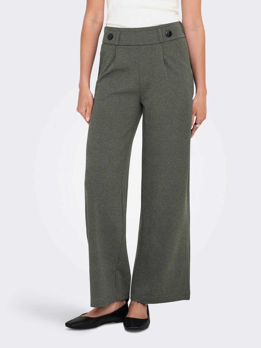 JDY ELEGANCKIE SPODNIE PALAZZO W KOLCIE Z GUZIKAMI M/32 6FA