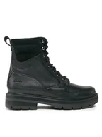 Buty dla dziewczynek - Clarks Trapery PragueStyle K. 261749006 Czarny - miniaturka - grafika 1