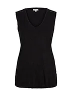 Koszulki i topy damskie - TOM TAILOR Damski Koszulka Top 1031766, 14482 - Deep Black, 3XL - miniaturka - grafika 1
