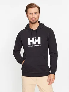 Helly Hansen Bluza Logo 33977 Czarny Regular Fit - Bluzy męskie - miniaturka - grafika 1